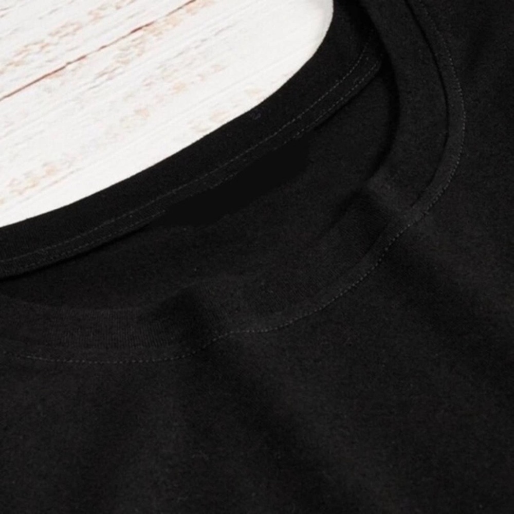 ❌Not For Sale❌ NEW Black Cotton T-Shirt Hello Sunshine Slogan Tee - Picture 3 of 6